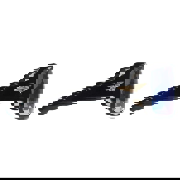 Police Sunglasses SPLN37M Tailwind 5 0Z42 Shiny Black Smoke Mirror Blue