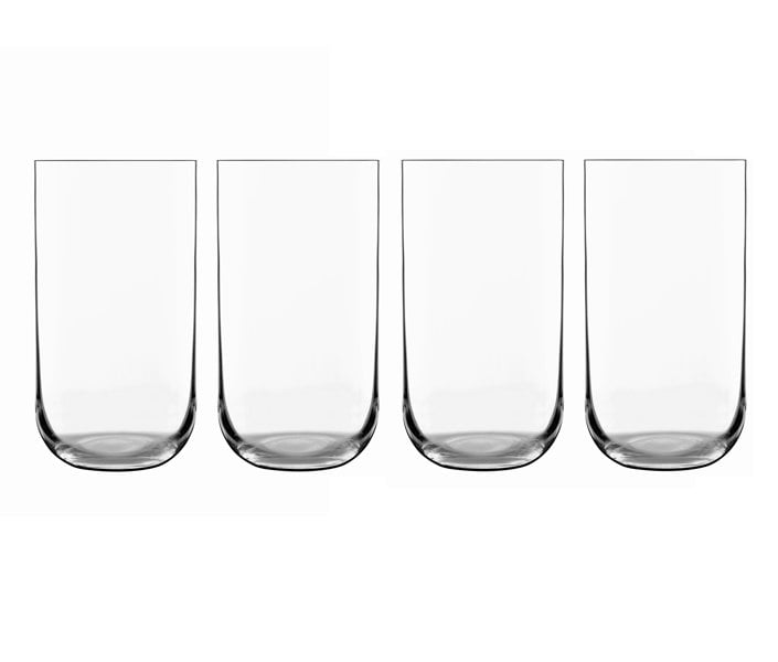 Luigi Bormioli Sublime Beverage Glasses Set 590 ml Crystal Glassware - Pack of 4