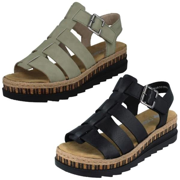 Rieker Ladies Rieker Strappy Sandals V7904