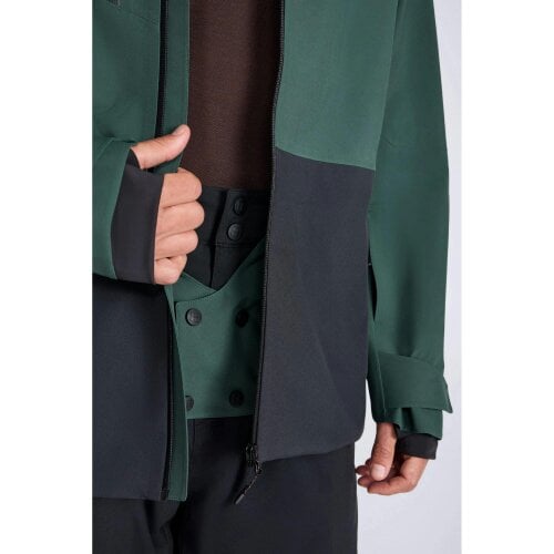 Mountain Warehouse Mens Juno Extreme Waterproof Ski Jacket - Dark Green - Dark Green - 100% Polyester