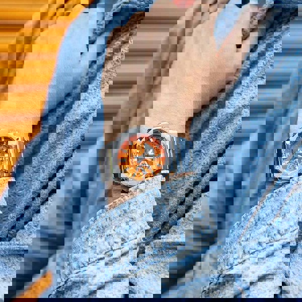 Casio G-Shock Metallic Orange Dual Display Watch GM-2110D-4AER