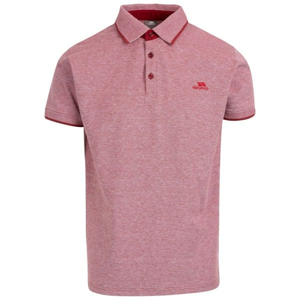 Trespass Mens Skate Polo Shirt - Merlot