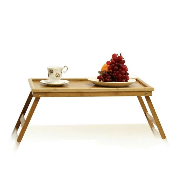 WALPLUS FNCL 33010 Bamboo Lapdesk Bed Tray, Natural | Study and Home Office Furniture