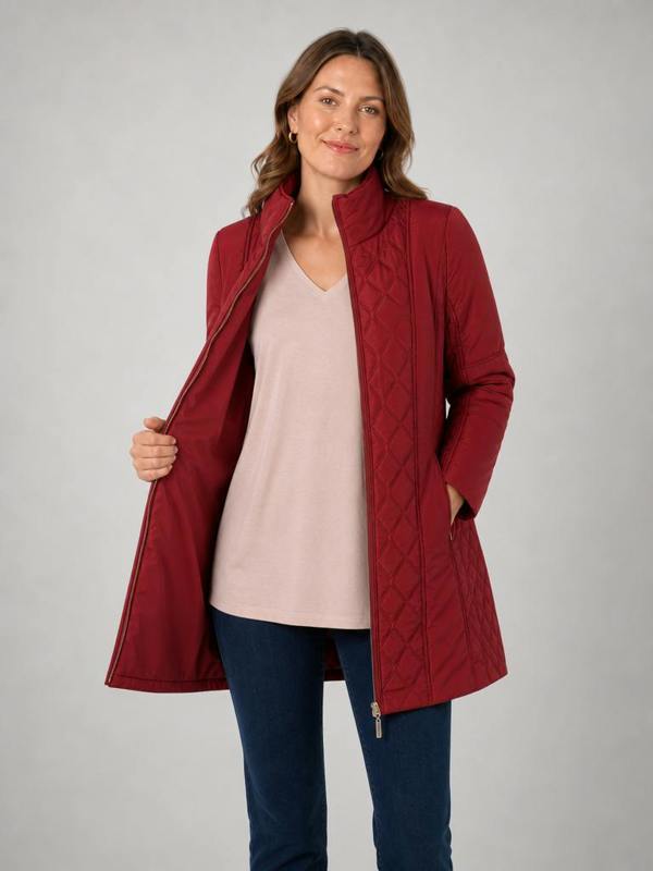 TIGI Diamond Quilt Coat