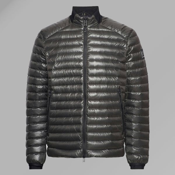 Belstaff Airframe Black Shiny Down Filled Jacket