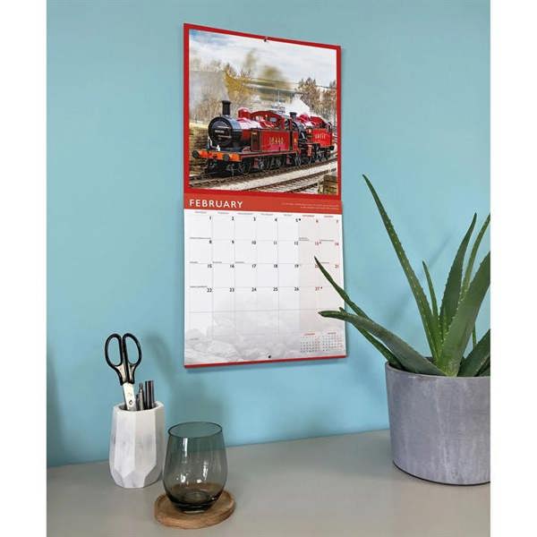 Steam Railway Calendar 2027, Wall Calendars, Month To View, Transport, Gift
