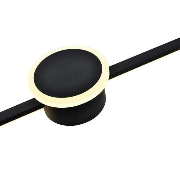 Modern Designer LED Feature Wall Light with Round Base Plate and Stick Image 4
