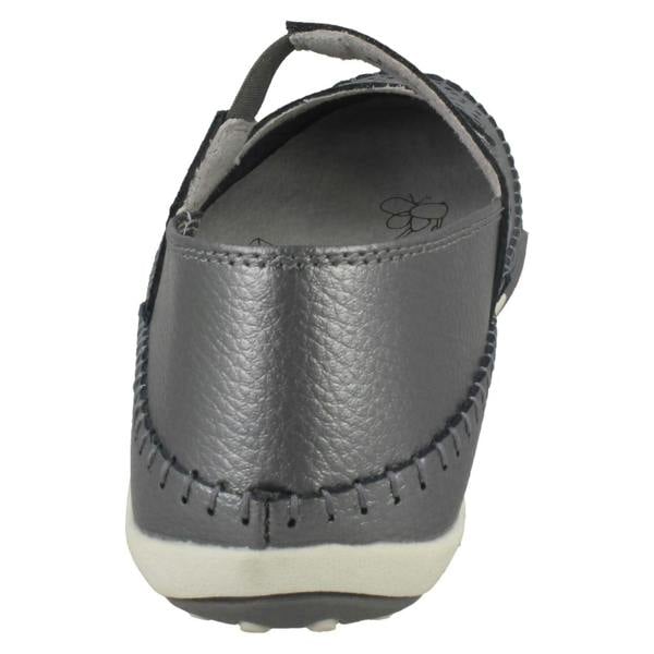 Down to Earth Ladies Down To Earth Elastic Upper Strap Shoes