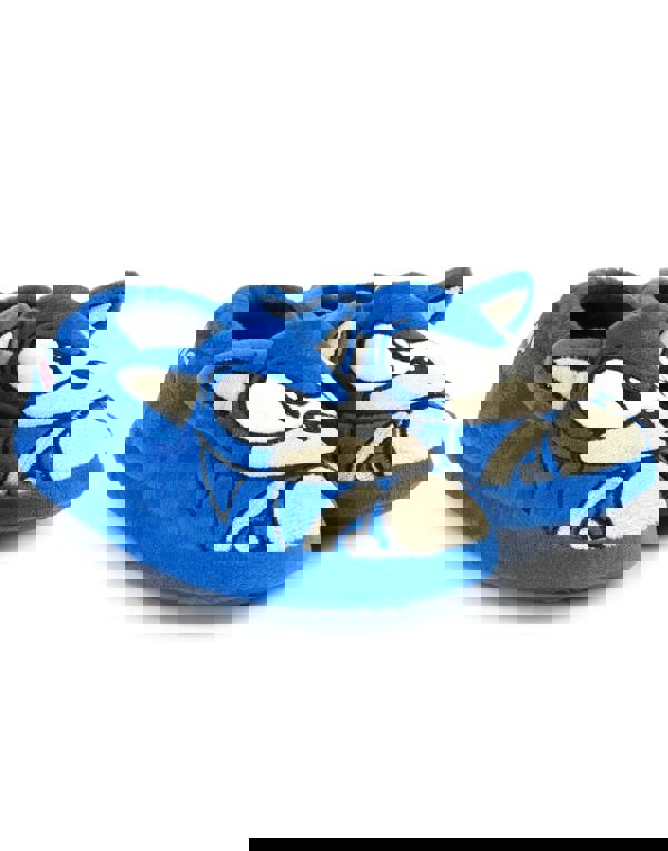 Sonic the Hedgehog Boys Blue 3D Slippers