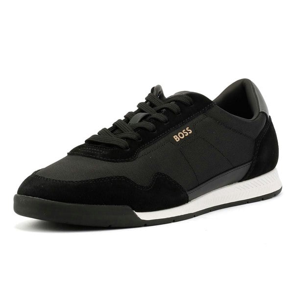 Boss Mens TITANIUM NYLON Trainers - 50536524-002 - Black/White