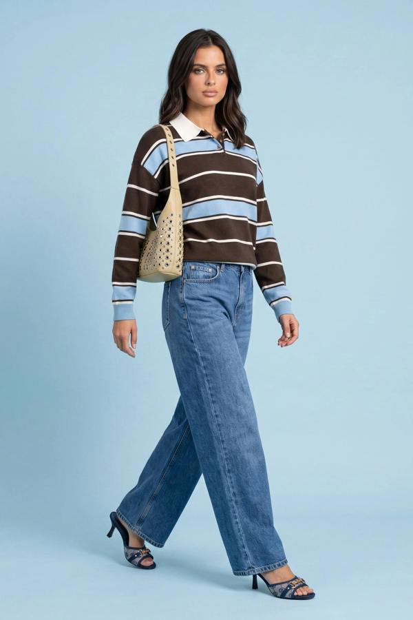 Urban Bliss Wool Blend Stripe Jumper
