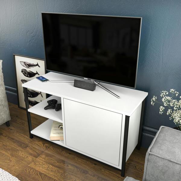 Decorotika Muskegon Modern Tv Stand TV Cabinet for TV's up to 41"
