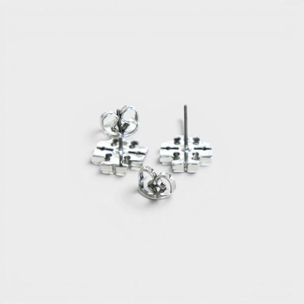 Tory Burch Signature Silver Earrings