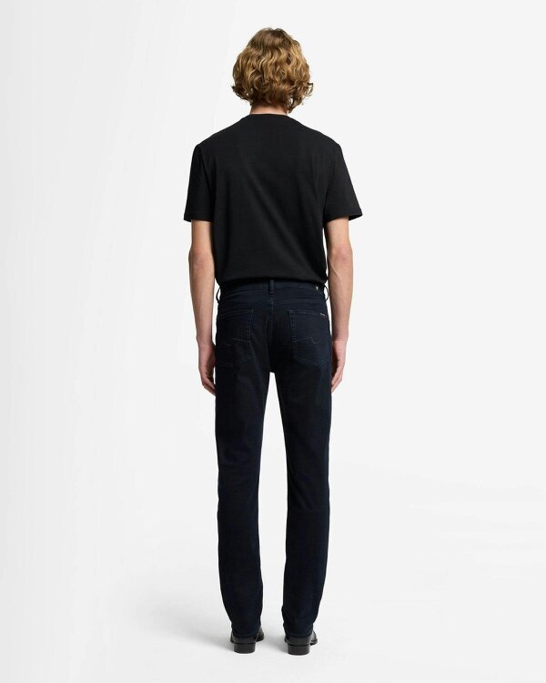 7 For All Mankind SLIMMY Mens Slim Fit Luxe Performance Eco Denim Jeans - Blue Black