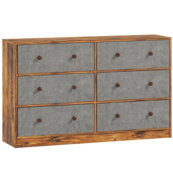 Havendro Modern Wooden Chest of 6 Drawers Bedroom Storage Cabinet Bedside Table Unit