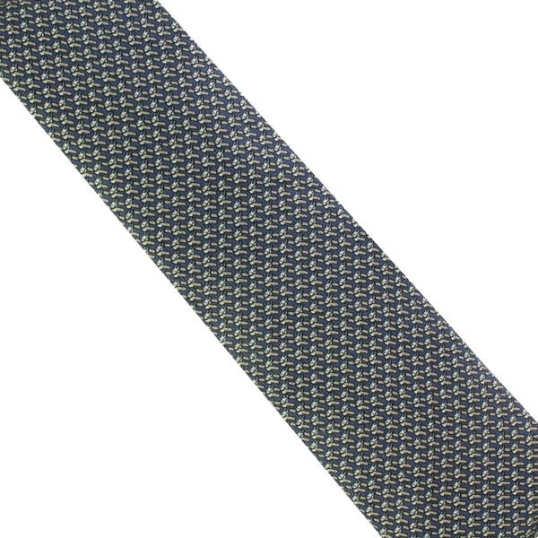 Dunhill luxurious mulberry silk tie in a t-bar zip pattern