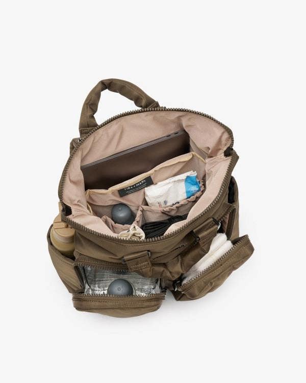 Tiba + Marl Ozzy Changing Tote / Backpack 2.0 Chocolate