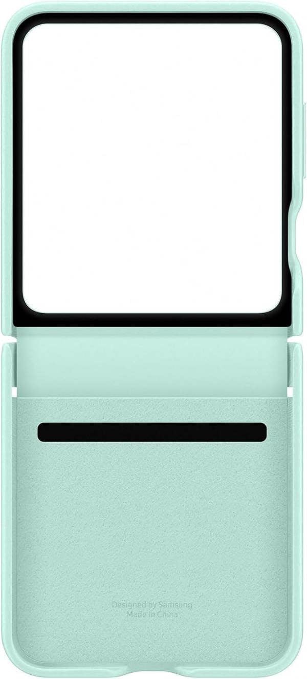 Samsung Galaxy Z Flip 6 Faux Leather/Kindsuit Case Mint - EF-VF741PMEGWW