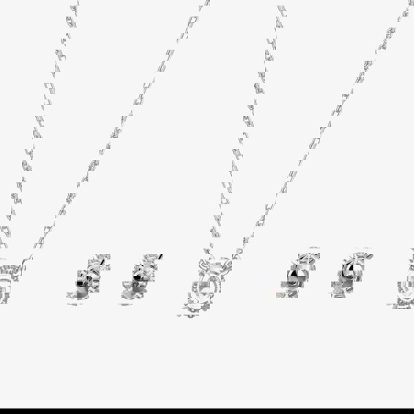 Swarovski Ladies Constella Rhodium Plated Jewellery Set 5647663