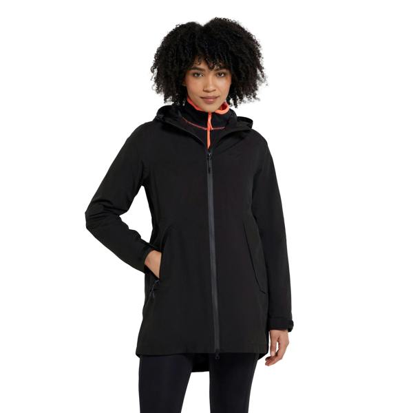 Mountain Warehouse Womens/Ladies Hilltop II Waterproof Jacket - Jet Black - 