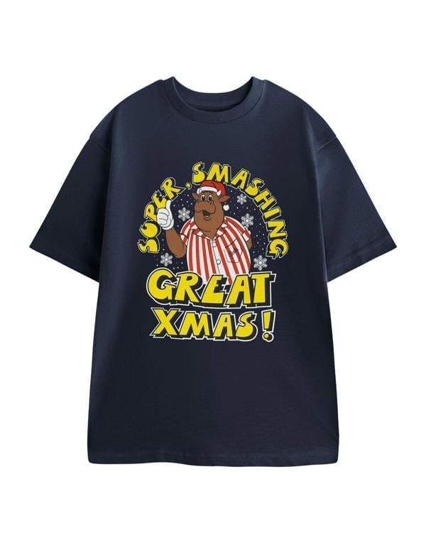Bullseye Mens Black Great Xmas Short Sleeved T-Shirt