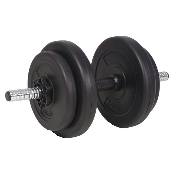 Berkfield Barbell and Dumbbell Set 90 kg