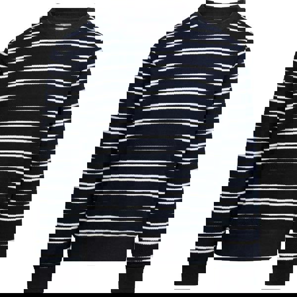 Trespass Boys Broadleaf Contrast Striped Long-Sleeved Top - Navy