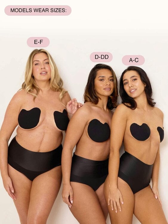 Perky Pear Sweetheart Strapless Boob Tape-Double Pack Bundle-BEIGE & BLACK
