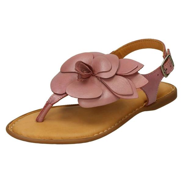 Leather Collection Ladies Leather Collection Toepost Sandals F00207