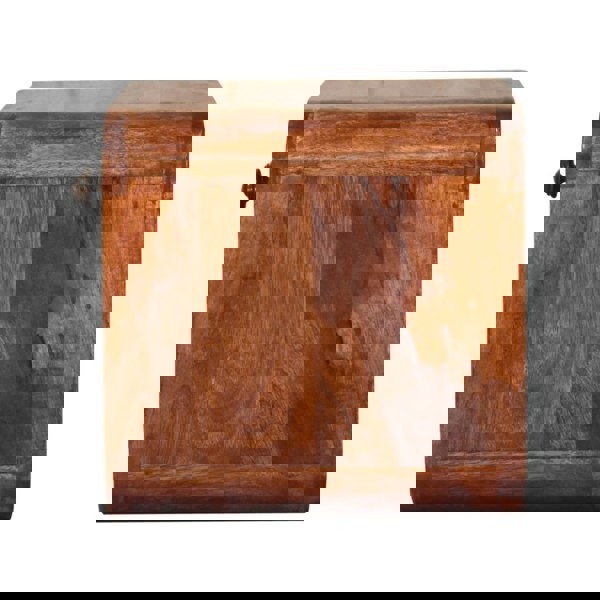 Artisan Furniture Solid Wood Mini Honey Caramel Wall Mounted Bedside with Open Slot