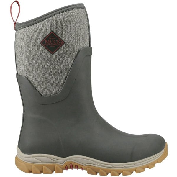 Muck Boots Arctic Sport II Mid Rubber Women's Olive/Herringbone Winter Mid Calf Boots