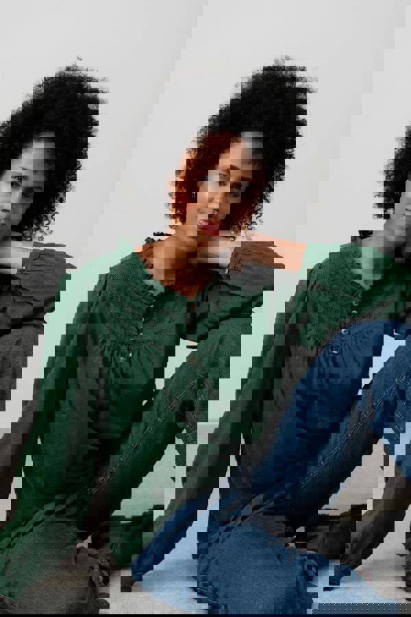 Lily & Me Luna Organic Cotton Pine Green