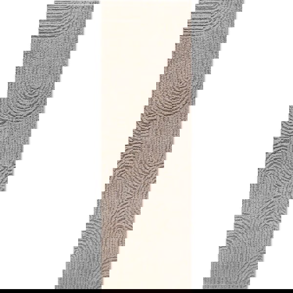 High Pile Beige Rug Chappe – Soft Geometric