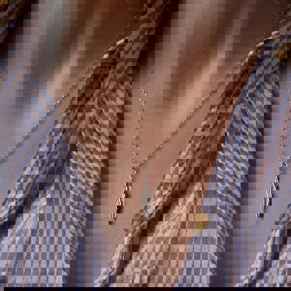 Feather Necklace - Sterling Silver - MYLEE London