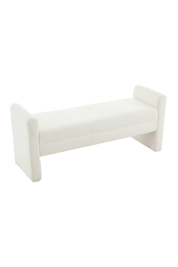 Living and Home Teddy Upholstered H-Shaped Bench