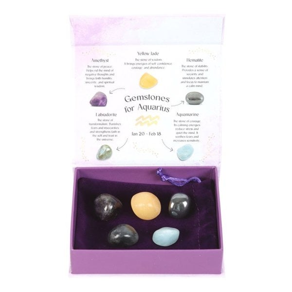 Serano Aquarius Crystal Tumblestone Set