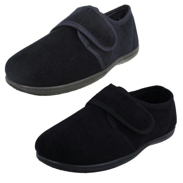 Padders Mens Padders Hook & Loop Slippers  James