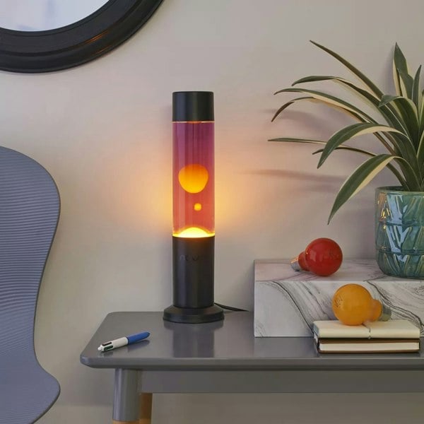 Nova Lava Lamp Purple Liquid/Yellow Wax