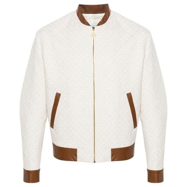 Casablanca Jacquard Souvenir Monogram Beige Jacket