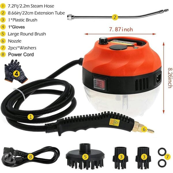 Havendro 3800W Portable Handheld Steam Cleaner High Temperature Steam Cleaning Machine