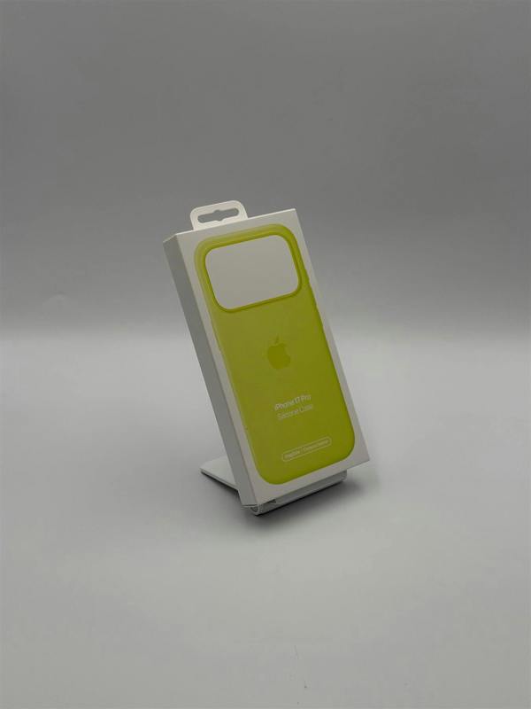 Apple Silicone Case with MagSafe for iPhone 17 Pro 6.3" Neon Yellow A3559 - MGFF4ZM/A