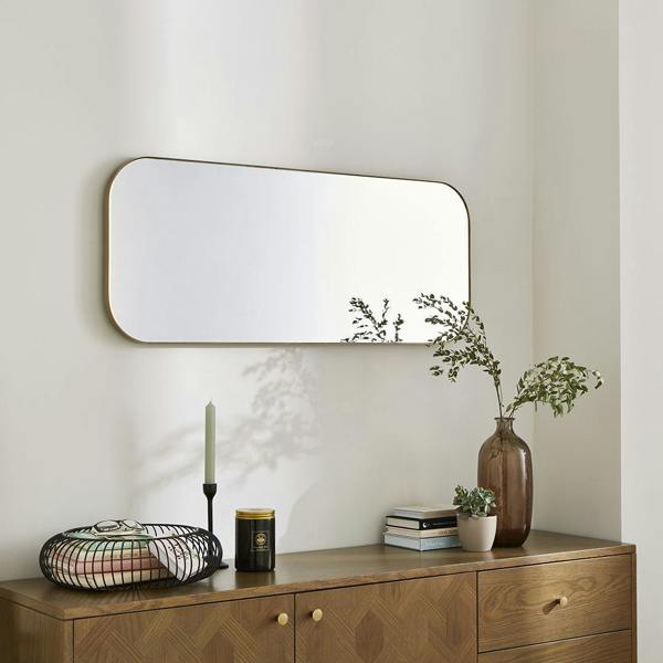 Pagazzi Lighting Ruden Champagne Rectangular Mirror