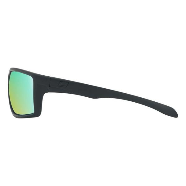 Dirty Dog KNUCKLE - Satin Black with Polarized Green Revo Lens