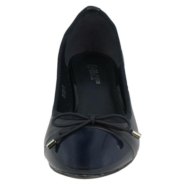 Spot On Ladies Spot On Mid Heel Court Shoes