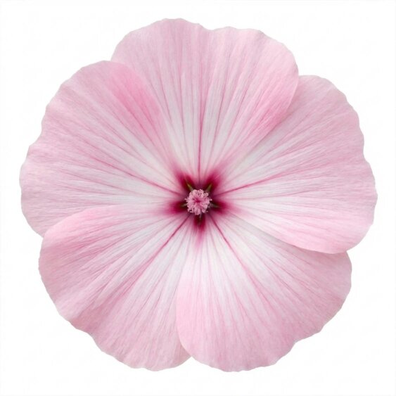 Lavatera Barnsley Baby 2L Pot – Hardy Flowering Shrub with Soft Pink Blooms
