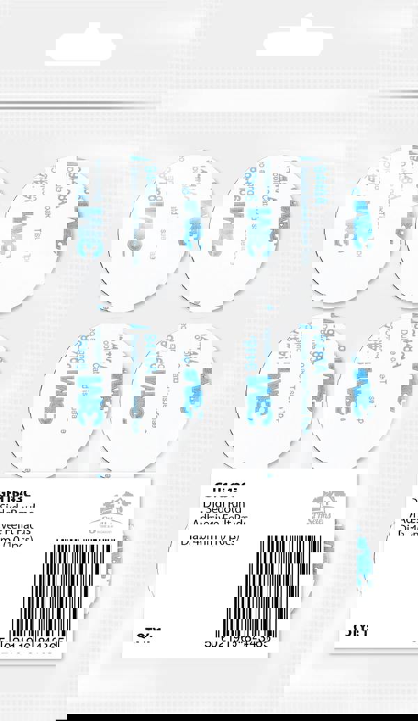 St Helens Double-Sided Round Adhesive Mounting Pads Round Grey 4 x 0.5 x 4cm