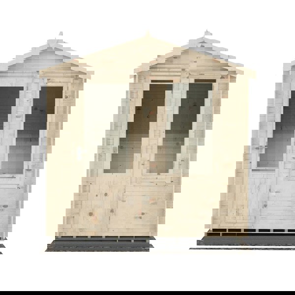 Shire Peckover 8x8 Log Cabin 19mm interlock  Cladding - Best Shed