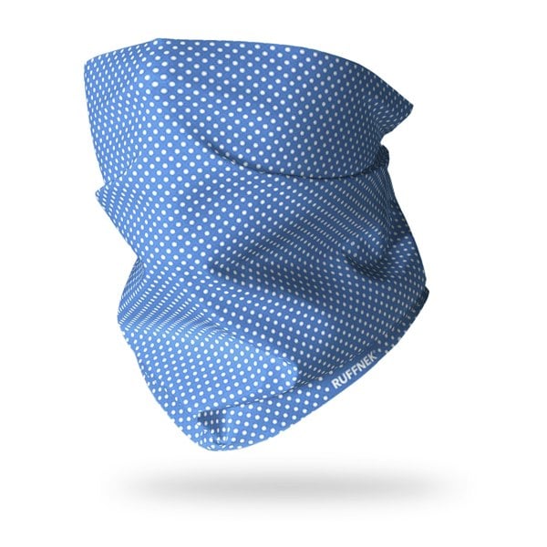 Blue Polkadot Multifunctional Scarf RUFFNEK® Blue