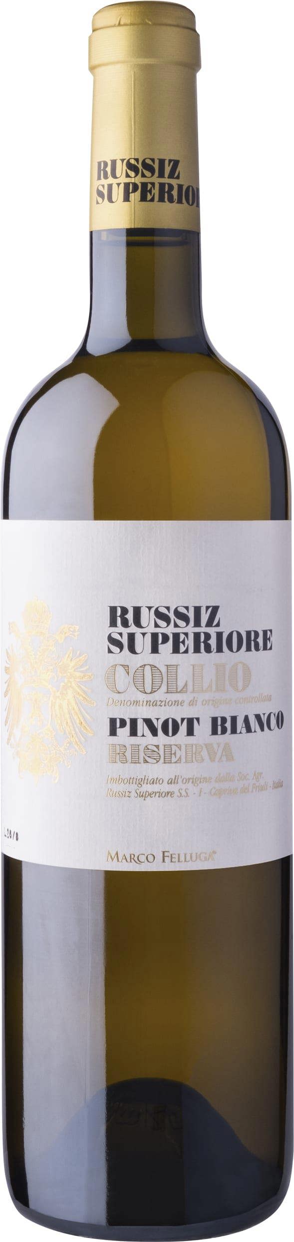 Russiz Superiore Pinot Bianco Riserva, Collio 2020 75cl