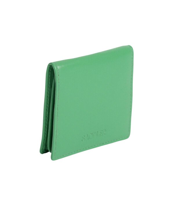SADDLER POPPY Leather Square Mini Tray Purse